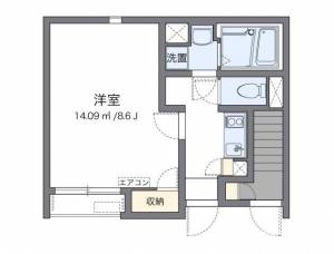 クレイノ茂木２ 103の間取り画像