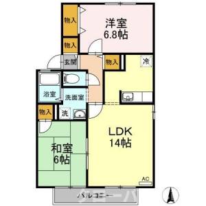 ファミーユ Ｍ A棟 A201の間取り画像