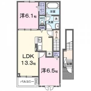 ユーフォリアム　Ａ 202の間取り画像