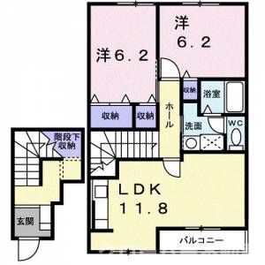 シルエーラ 203の間取り画像