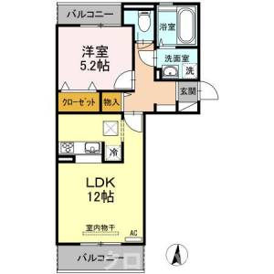 サンライズ豊益 築港町 103の間取り画像