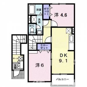 セナ　アイランド　Ａ 203の間取り画像