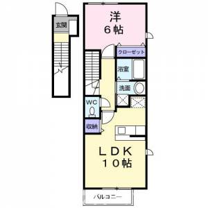 ライトハウス　南館 201の間取り画像