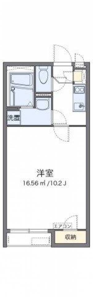 クレイノ茂木 110の間取り画像