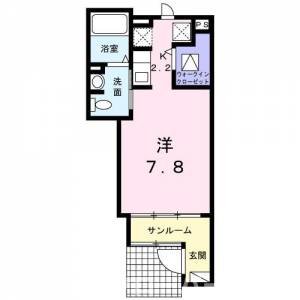 エターナルＹ・Ｍ　Ｂ 102の間取り画像