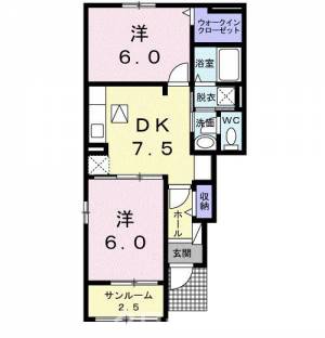 ネオリリーＢ 101の間取り画像