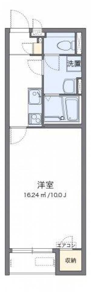 クレイノメイプルハイム 203の間取り画像