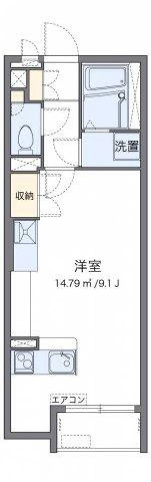 ミランダリゼやまのきた 202の間取り画像