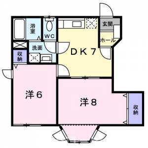 センターコート　Ａ 102の間取り画像