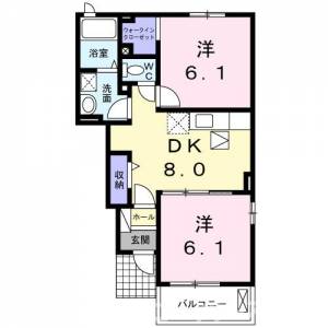 サンロイヤル幸町２ 102の間取り画像