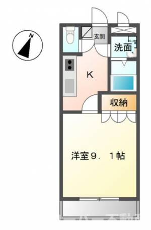 ハイツフレンド 106の間取り画像