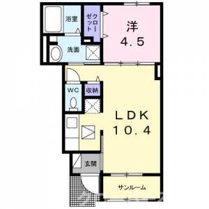 ル・クール　Ｂ 103の間取り画像