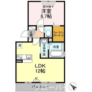 ロータス宇多津 301の間取り画像