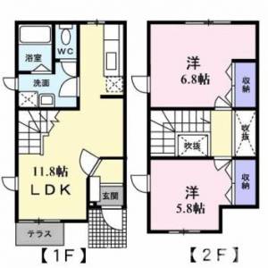 ブルック・アヴェニュー 101の間取り画像