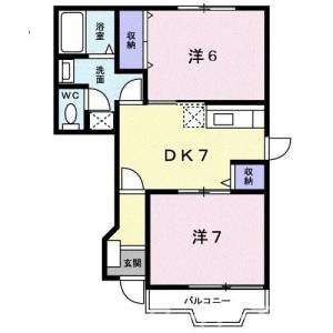 グリーンハイツＡ 103の間取り画像