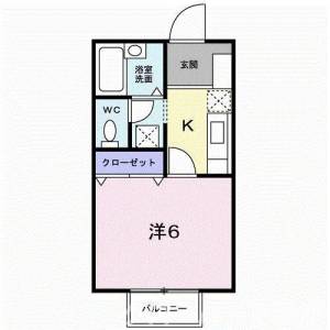 フレンド・元町 201の間取り画像