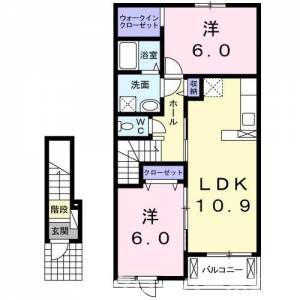 エトワール昴Ａ 203の間取り画像