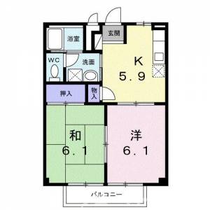 フォブール雅 103の間取り画像