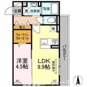 ライジング サン 203の間取り画像