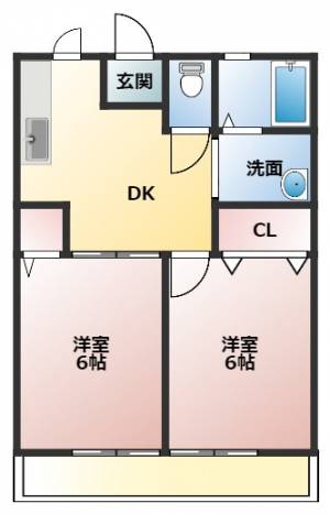 レトア北平山 102の間取り画像