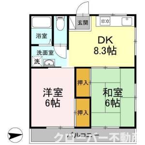 ハイツ・タイチ Ⅱ棟 2-1の間取り画像