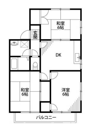 メゾニティ津島　C棟 201の間取り画像