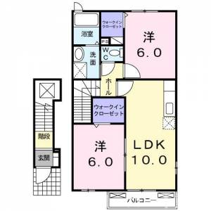 ミッテ　パラッツオ 203の間取り画像