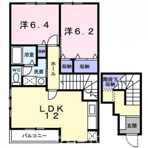 サンライズ・タウンＡ 201の間取り画像