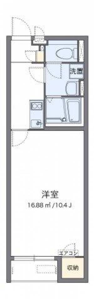 クレイノグローリーⅡ 206の間取り画像