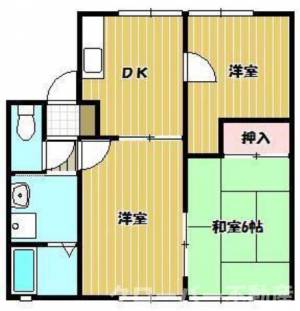 グランコート長野C棟 102の間取り画像