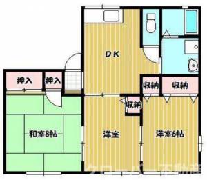 グランコート長野C棟 101の間取り画像