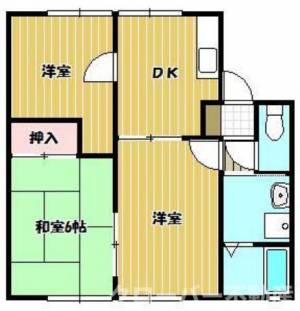 グランコート長野C棟 203の間取り画像