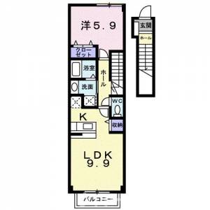 カリーノ 203の間取り画像