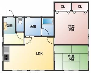 アーバンフラット 202の間取り画像