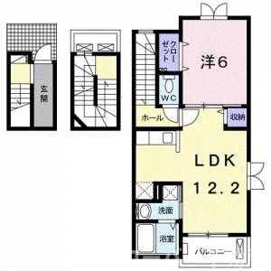 ディア　コート　中津 301の間取り画像