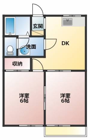 エスポワール飯野東 205の間取り画像