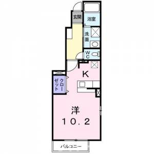 ライトハウス　南館 101の間取り画像