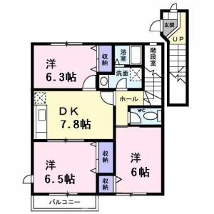 コモド・カーサ　Ｂ 203の間取り画像