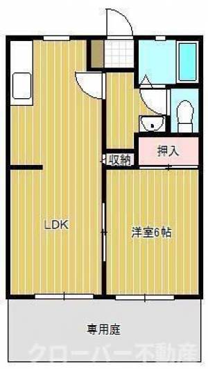 サンビレッジ六番街Ｉ～Ｋ棟 Ｋ１０１の間取り画像