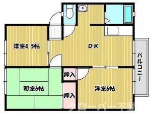 ハイツ瀬戸Ａ棟 １０２の間取り画像