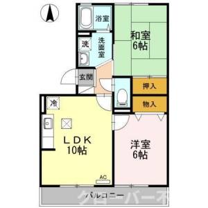 ファミーユタイチ Ａ棟 103の間取り画像