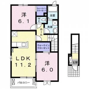 アルバＡ 201の間取り画像