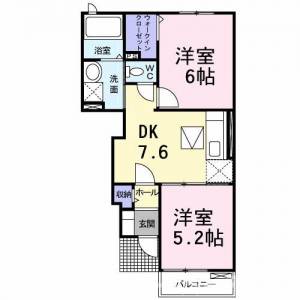 シュティル　ピアッツァ・Ｋ 102の間取り画像