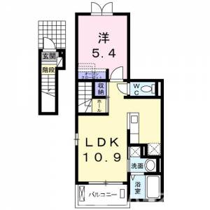 メゾン・パティオス　Ｂ 203の間取り画像