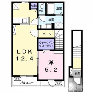 ハイツ　ＨＡＹＡＳＨＩ　２ 202の間取り画像