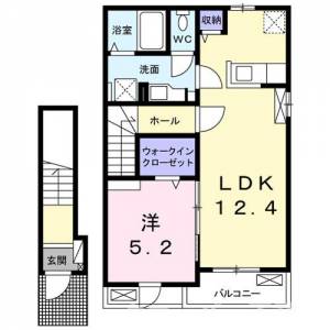 ハイツ　ＨＡＹＡＳＨＩ　２ 203の間取り画像