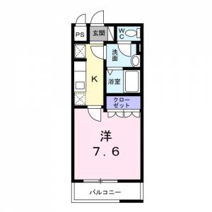 プロヴァンス吉岡 205の間取り画像