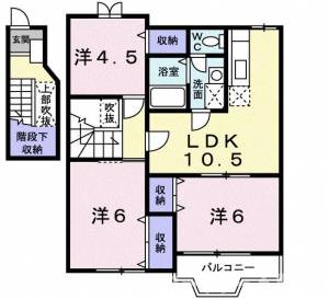 エターナル・パレスＡ 202の間取り画像