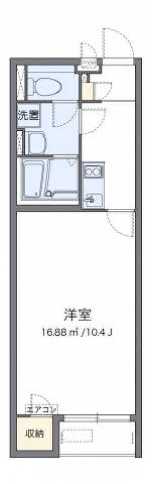 クレイノグローリーⅡ 102の間取り画像