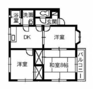 メープルシティ A201の間取り画像